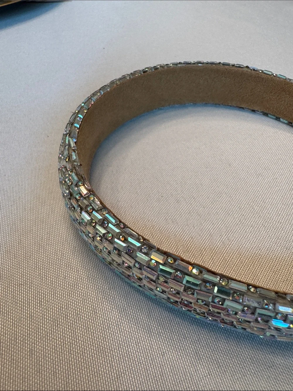 Beaded Iridescent Crystal Headband - Women Accessories